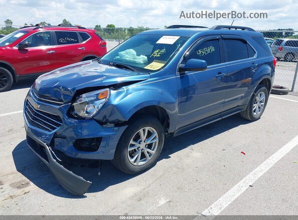 2GNALCEK0G6126777 2016 CHEVROLET EQUINOX Blue Передня ліва чверть