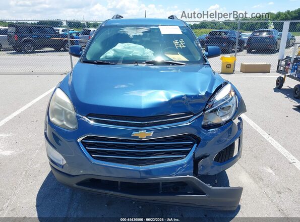 2GNALCEK0G6126777 2016 CHEVROLET EQUINOX Blue Вид щитка приладів