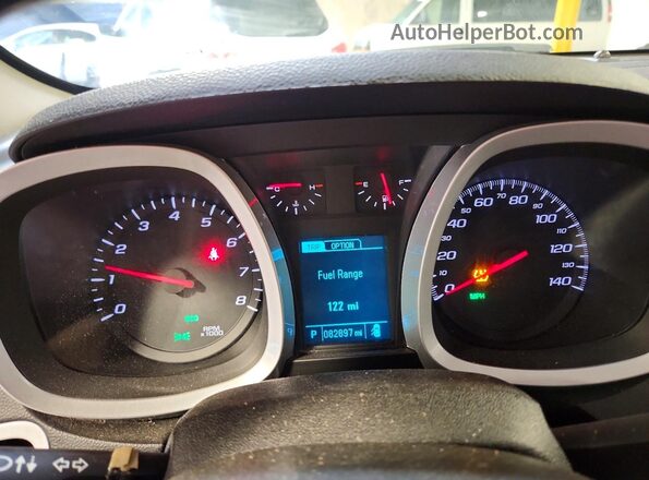 2GNALCEK0H1575701 2017 CHEVROLET EQUINOX Blue Instrument cluster view