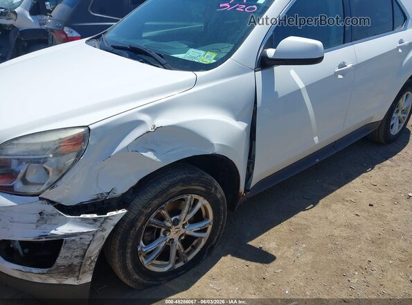 2GNALCEK1G1107085 2016 CHEVROLET EQUINOX White Вид спереду