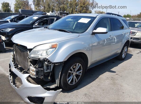 2GNALCEK1G1182482 2016 CHEVROLET EQUINOX Silver Առջևի ձախ երեք քառորդ տեսարան