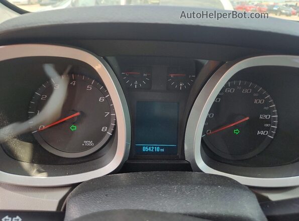 2GNALCEK1H1513059 2017 CHEVROLET EQUINOX White Vista del cuadro de instrumentos