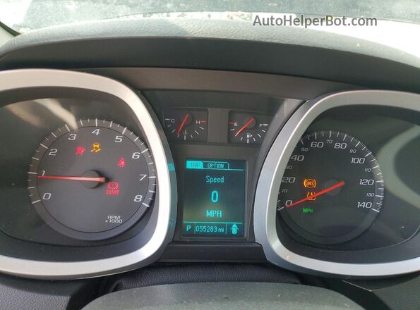 2GNALCEK1H1558289 2017 CHEVROLET EQUINOX Черный Вид щитка приборов