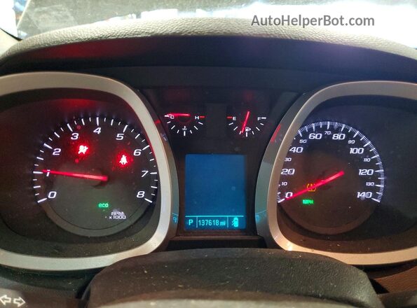 2GNALCEK1H1594886 2017 CHEVROLET EQUINOX Gray Widok zestawu wskaźników