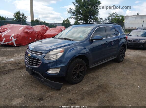 2GNALCEK1H6196290 2017 CHEVROLET EQUINOX Dark Blue წინა მარცხენა ხედი სამი მეოთხედიდან