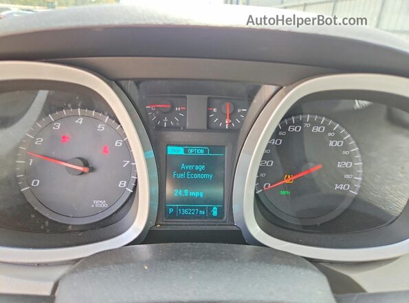 2GNALCEK2G6169968 2016 CHEVROLET EQUINOX White Vista del cuadro de instrumentos