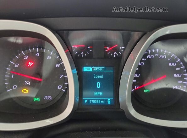 2GNALCEK2G6343165 2016 CHEVROLET EQUINOX Silver Սարքավորումների վահանակի տեսք