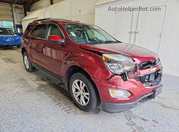 2GNALCEK2H1610495 2017 CHEVROLET EQUINOX Burgundy წინა მარჯვენა