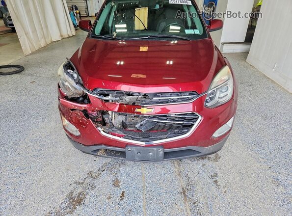 2GNALCEK2H1610495 2017 CHEVROLET EQUINOX Burgundy უკანა სალონის ხედი