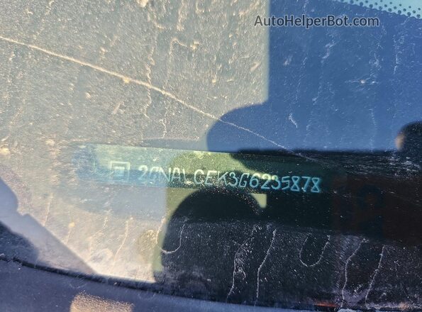 2GNALCEK3G6235878 2016 CHEVROLET EQUINOX Blue Вид підкапотного простору