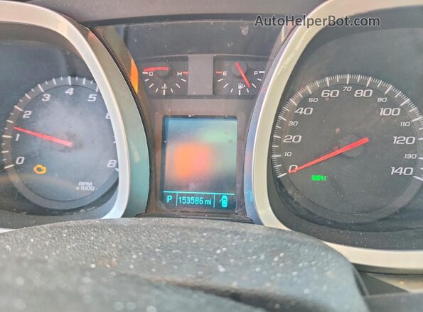 2GNALCEK3G6235878 2016 CHEVROLET EQUINOX Blue Вид щитка приладів