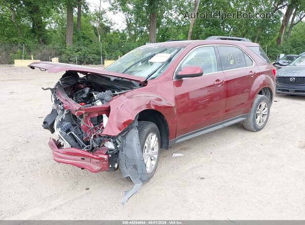 2GNALCEK3H1581945 2017 CHEVROLET EQUINOX Red Առջևի ձախ երեք քառորդ տեսարան