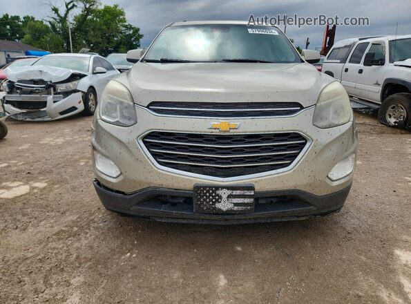 2GNALCEK4G1155759 2016 CHEVROLET EQUINOX Beige წინა ხედი