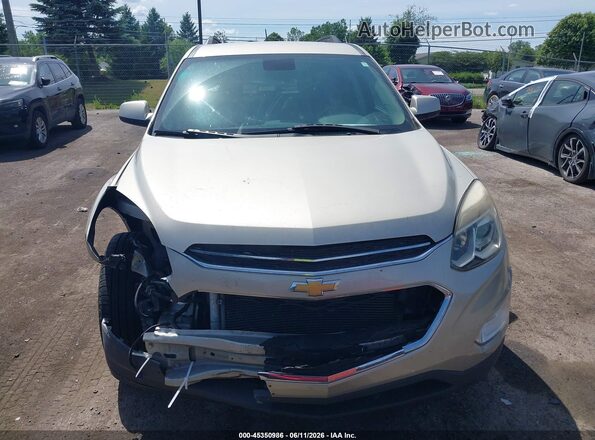 2GNALCEK4G1160220 2016 CHEVROLET EQUINOX Champagne Սարքավորումների վահանակի տեսք