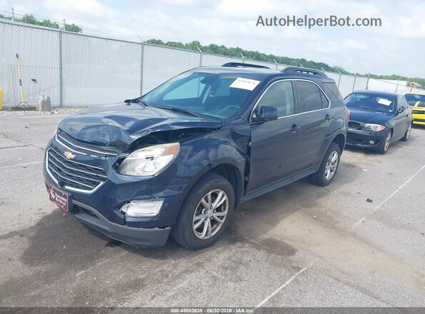 2GNALCEK4G6105561 2016 CHEVROLET EQUINOX Blue Vista tres cuartos delantera izquierda