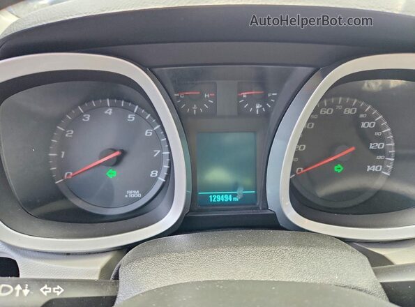 2GNALCEK4G6289948 2016 CHEVROLET EQUINOX White Սարքավորումների վահանակի տեսք