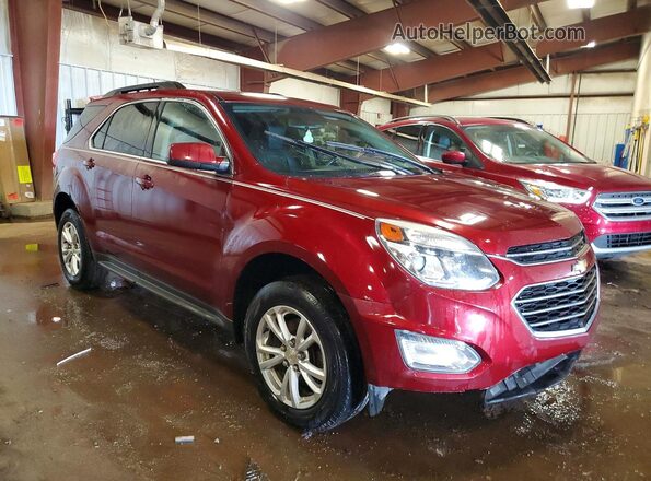 2GNALCEK4H1518935 2017 CHEVROLET EQUINOX Красный Передняя правая четверть