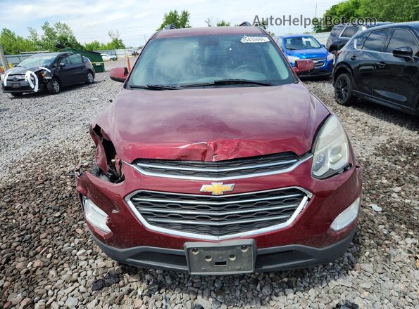 2GNALCEK4H1546962 2017 CHEVROLET EQUINOX Burgundy Widok z przodu