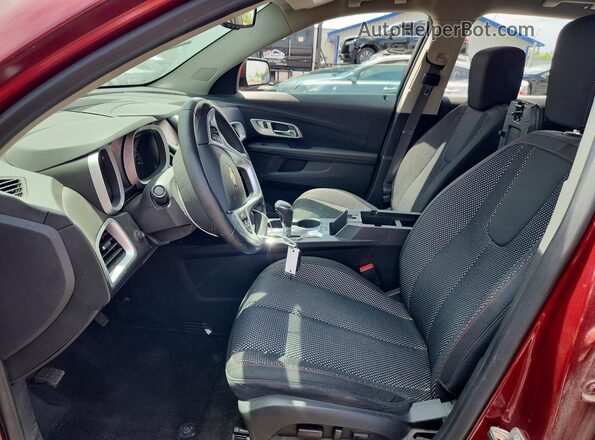 2GNALCEK4H1546962 2017 CHEVROLET EQUINOX Burgundy Widok wnętrza z przodu