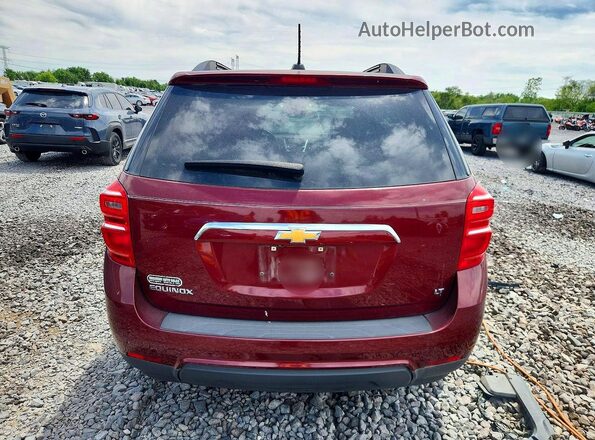 2GNALCEK4H1546962 2017 CHEVROLET EQUINOX Burgundy Widok z tyłu