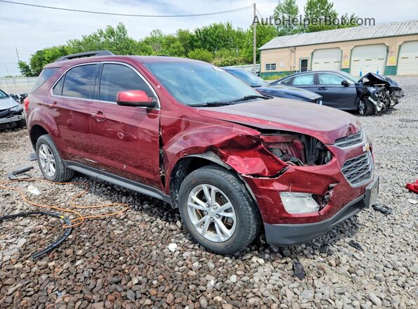 2GNALCEK4H1546962 2017 CHEVROLET EQUINOX Burgundy Przód prawy