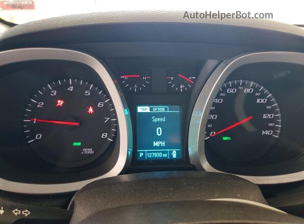 2GNALCEK5G1178192 2016 CHEVROLET EQUINOX White Вид щитка приладів