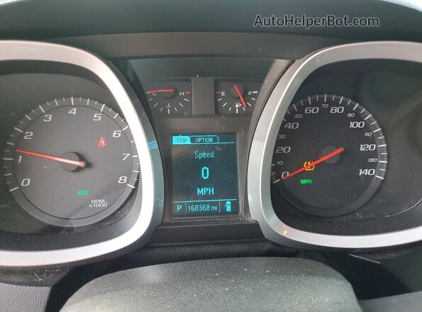 2GNALCEK5H1514652 2017 CHEVROLET EQUINOX Gray Вид щитка приладів