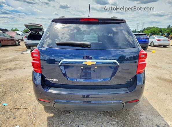 2GNALCEK5H1592638 2017 CHEVROLET EQUINOX Blue უკანა ხედი