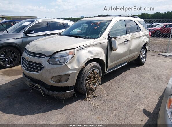 2GNALCEK6G1111536 2016 CHEVROLET EQUINOX Gold Front left