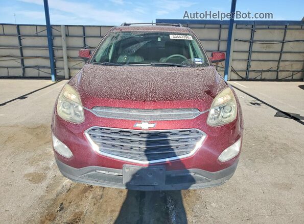 2GNALCEK6G6264615 2016 CHEVROLET EQUINOX Red Դիմացի տեսք