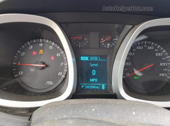 2GNALCEK6H1578750 2017 CHEVROLET EQUINOX Blue ხელსაწყოთა პანელის ხედი