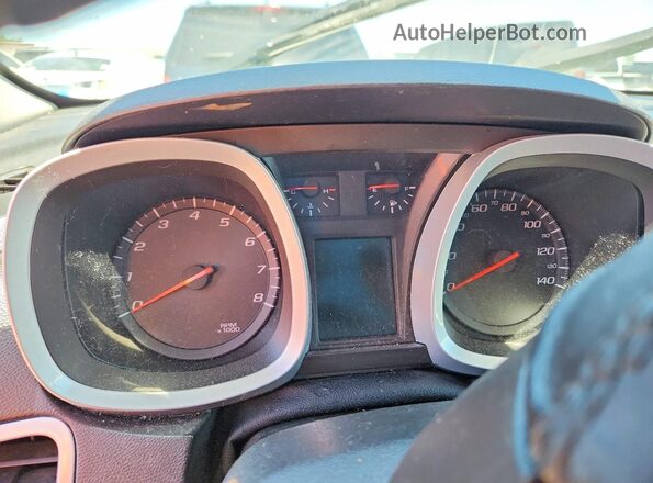 2GNALCEK6H1598352 2017 CHEVROLET EQUINOX White Widok zestawu wskaźników