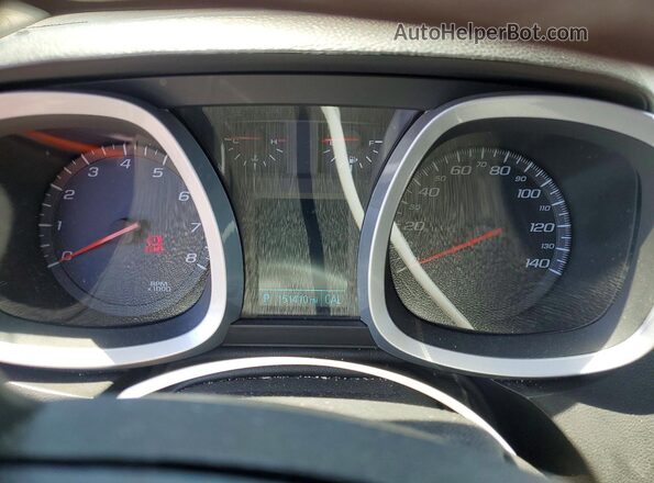 2GNALCEK6H6161082 2017 CHEVROLET EQUINOX Черный Вид щитка приборов