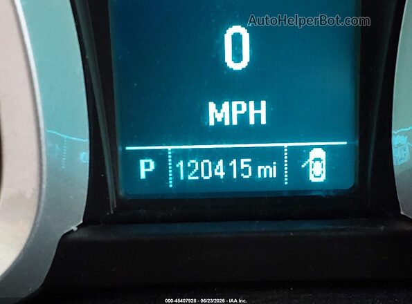 2GNALCEK7G1158560 2016 CHEVROLET EQUINOX Dark Blue Вид щитка приладів