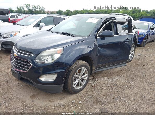 2GNALCEK7G1176105 2016 CHEVROLET EQUINOX Blue წინა მარცხენა ხედი სამი მეოთხედიდან