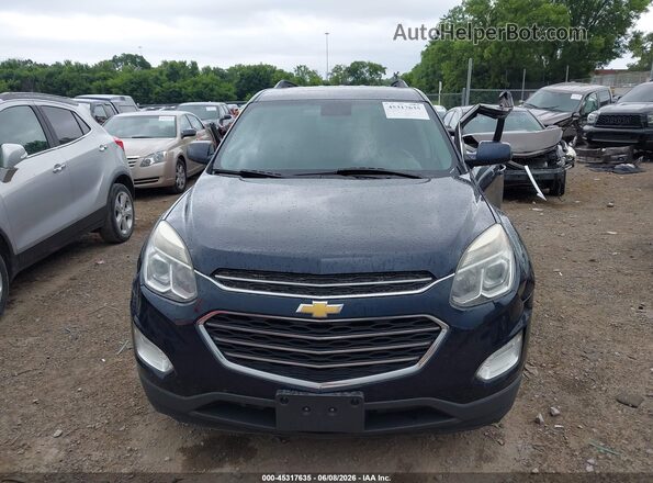 2GNALCEK7G1176105 2016 CHEVROLET EQUINOX Blue ხელსაწყოთა პანელის ხედი