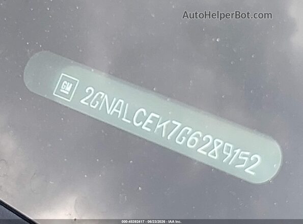 2GNALCEK7G6289152 2016 CHEVROLET EQUINOX Silver 