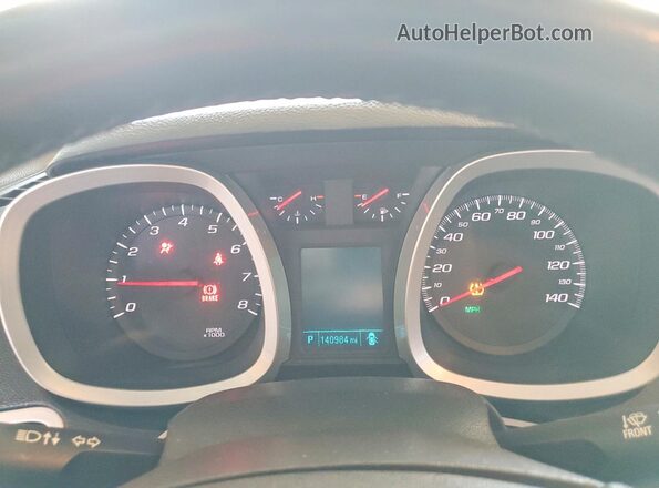 2GNALCEK7G6305365 2016 CHEVROLET EQUINOX Blue Widok zestawu wskaźników