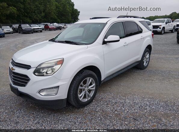 2GNALCEK7G6318939 2016 CHEVROLET EQUINOX White წინა მარცხენა ხედი სამი მეოთხედიდან