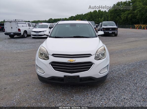 2GNALCEK7G6318939 2016 CHEVROLET EQUINOX White ხელსაწყოთა პანელის ხედი
