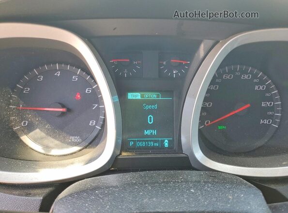 2GNALCEK7H1548768 2017 CHEVROLET EQUINOX White Instrument cluster view