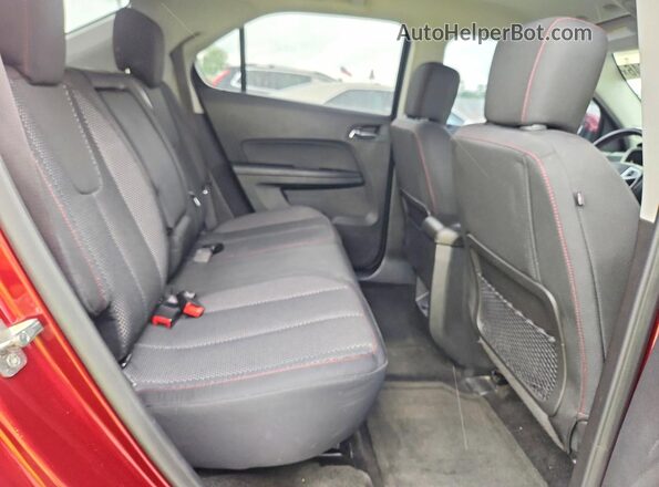 2GNALCEK7H1561892 2017 CHEVROLET EQUINOX Red Rear seats view