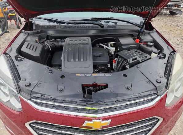 2GNALCEK7H1561892 2017 CHEVROLET EQUINOX Red Rear interior view