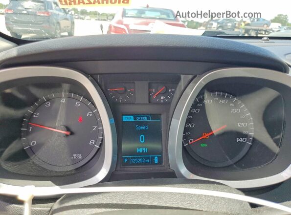 2GNALCEK7H1580684 2017 CHEVROLET EQUINOX Black Widok zestawu wskaźników