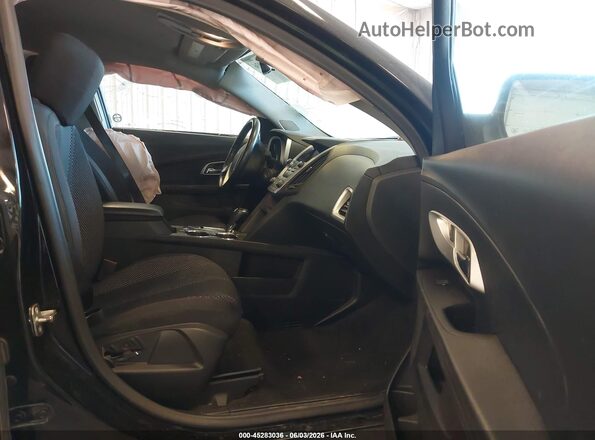 2GNALCEK7H1591085 2017 CHEVROLET EQUINOX Black წინა სალონის ხედი