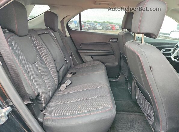 2GNALCEK8G6359015 2016 CHEVROLET EQUINOX Black Rear seats view