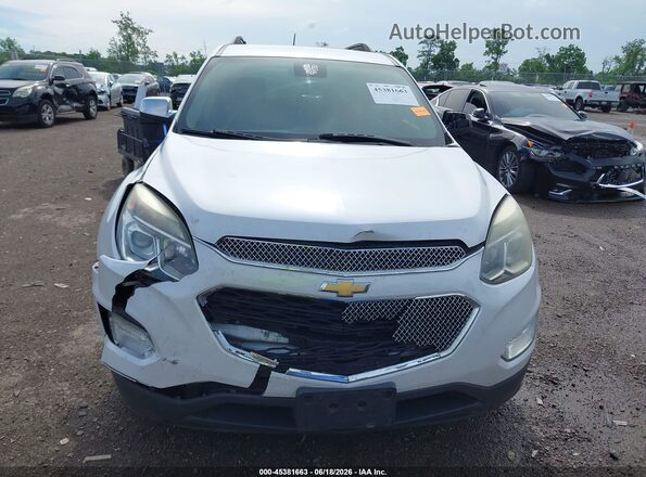 2GNALCEK8H1505881 2017 CHEVROLET EQUINOX White Սարքավորումների վահանակի տեսք