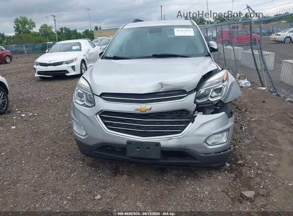 2GNALCEK8H1607889 2017 CHEVROLET EQUINOX Silver Widok zestawu wskaźników