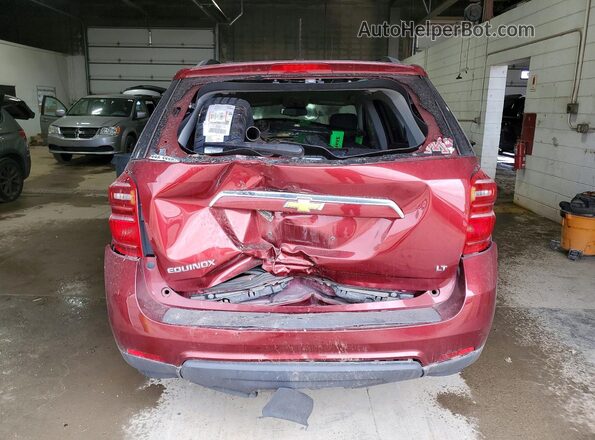 2GNALCEK8H6207365 2017 CHEVROLET EQUINOX Red უკანა ხედი