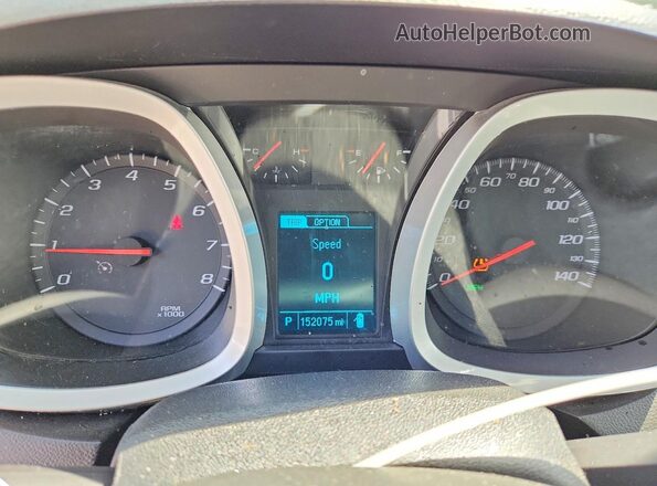 2GNALCEK8H6322130 2017 CHEVROLET EQUINOX White ხელსაწყოთა პანელის ხედი